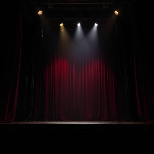 Bilde av en teaterscene, som representerer en dramatisk stemme